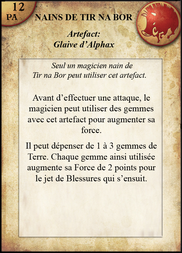 glaive d'alphax